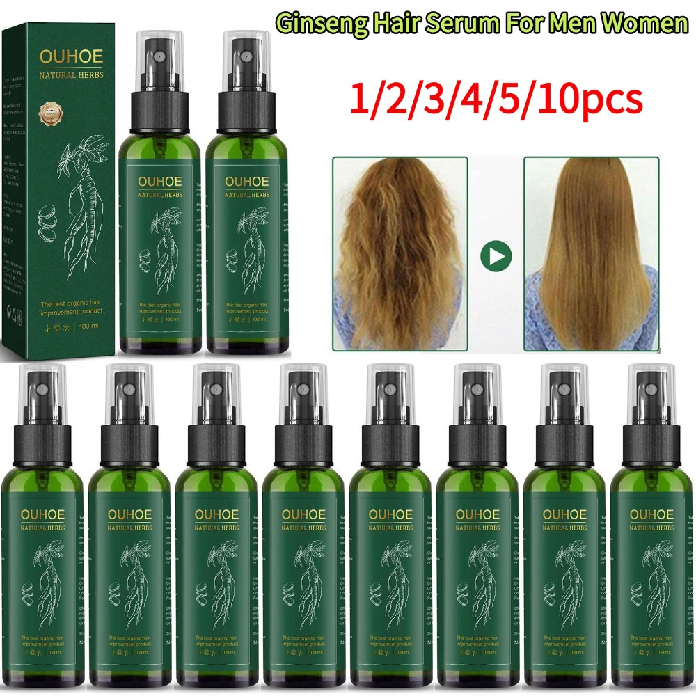 Epidermal Growth Factor - 남녀공용 100ml 인삼 헤어 세럼, 두피